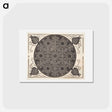 アートポストカード-Knob with seven rings - アルブレヒト デューラー Postcard.