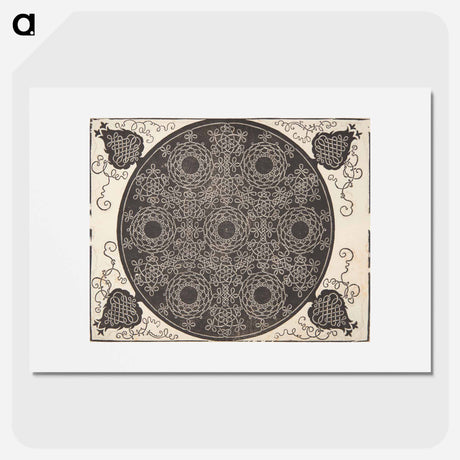 アートポスター-Knob with seven rings - アルブレヒト デューラー Poster.