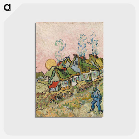 アートポストカード-Houses and Figure
 - バーンズ・コレクション Postcard.