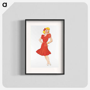 アートポスター-Babs Paper Doll
 - ボストン公共図書館 Poster.