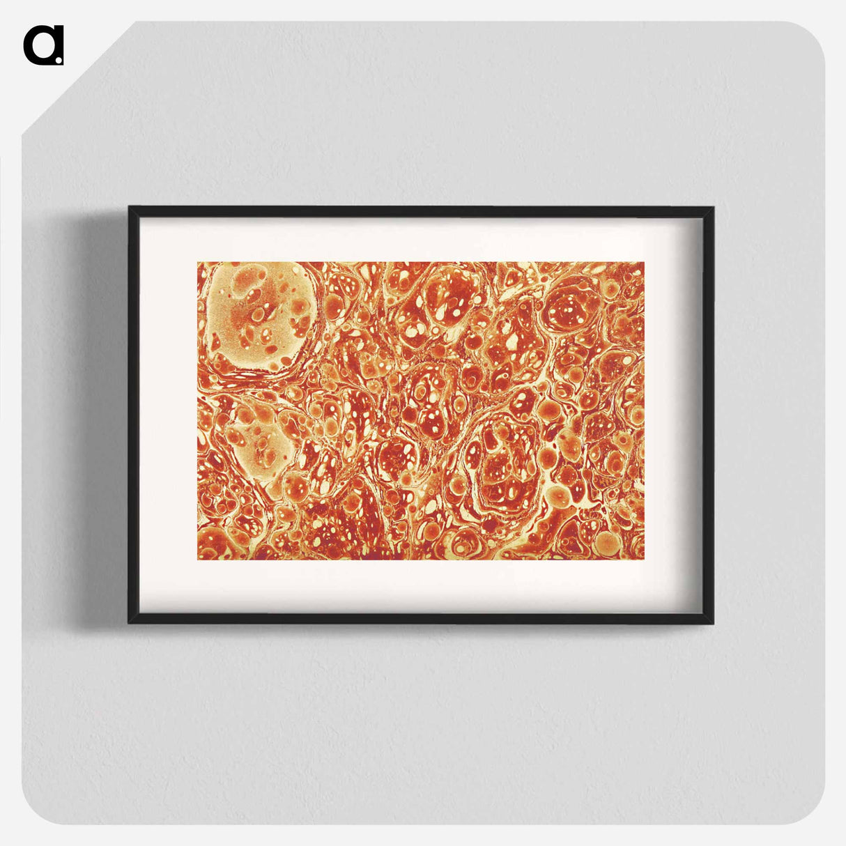 アートポスター-Abstract Brown Pattern
 - 大英図書館 Poster.