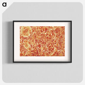 アートポスター-Abstract Brown Pattern
 - 大英図書館 Poster.