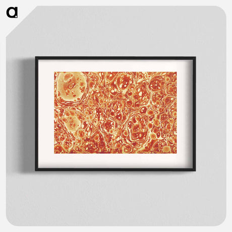 アートポスター-Abstract Brown Pattern
 - 大英図書館 Poster.