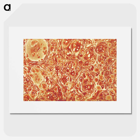 アートポスター-Abstract Brown Pattern
 - 大英図書館 Poster.
