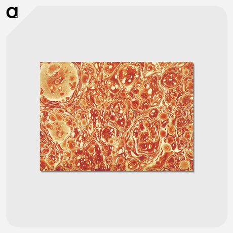 アートポストカード-Abstract Brown Pattern
 - 大英図書館 Postcard.