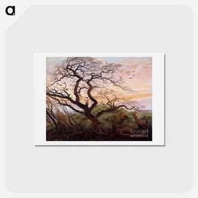 アートポストカード-The Tree of Crows - カスパー ダーヴィト フリードリヒ Postcard.