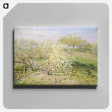 Spring (Fruit Trees in Bloom) - Claude Monet Canvas.