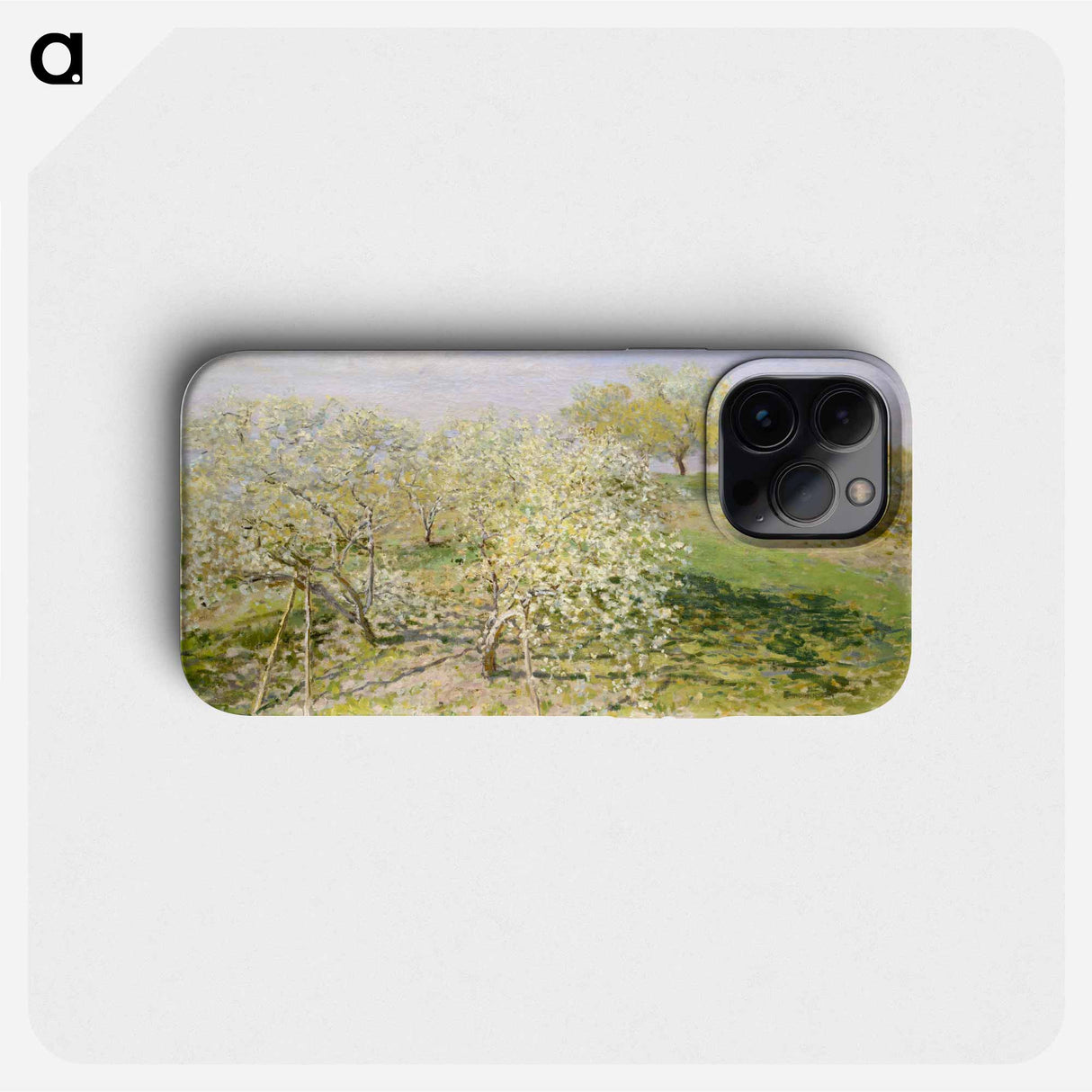 Spring (Fruit Trees in Bloom) - Claude Monet Phone Case.