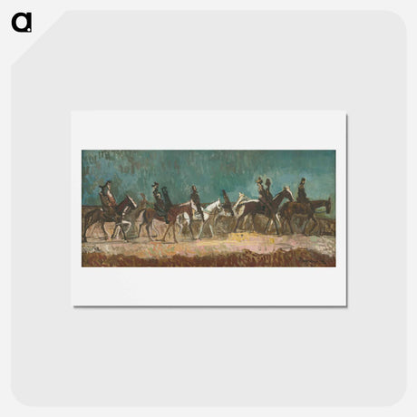 アートポストカード-Exotic Riders
 - シプリアン マジェルニク Postcard.