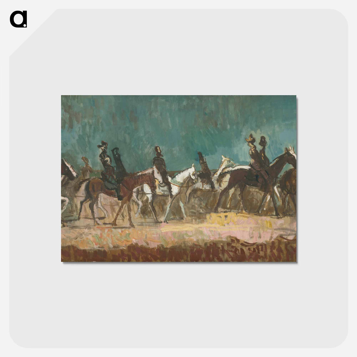 アートポストカード-Exotic Riders
 - シプリアン マジェルニク Postcard.