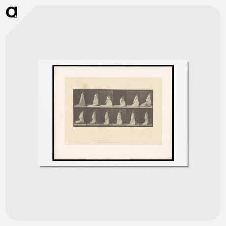 アートポストカード-Lifting Her Hem
 - エドワード マイブリッジ Postcard.