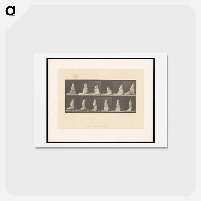 アートポストカード-Lifting Her Hem
 - エドワード マイブリッジ Postcard.