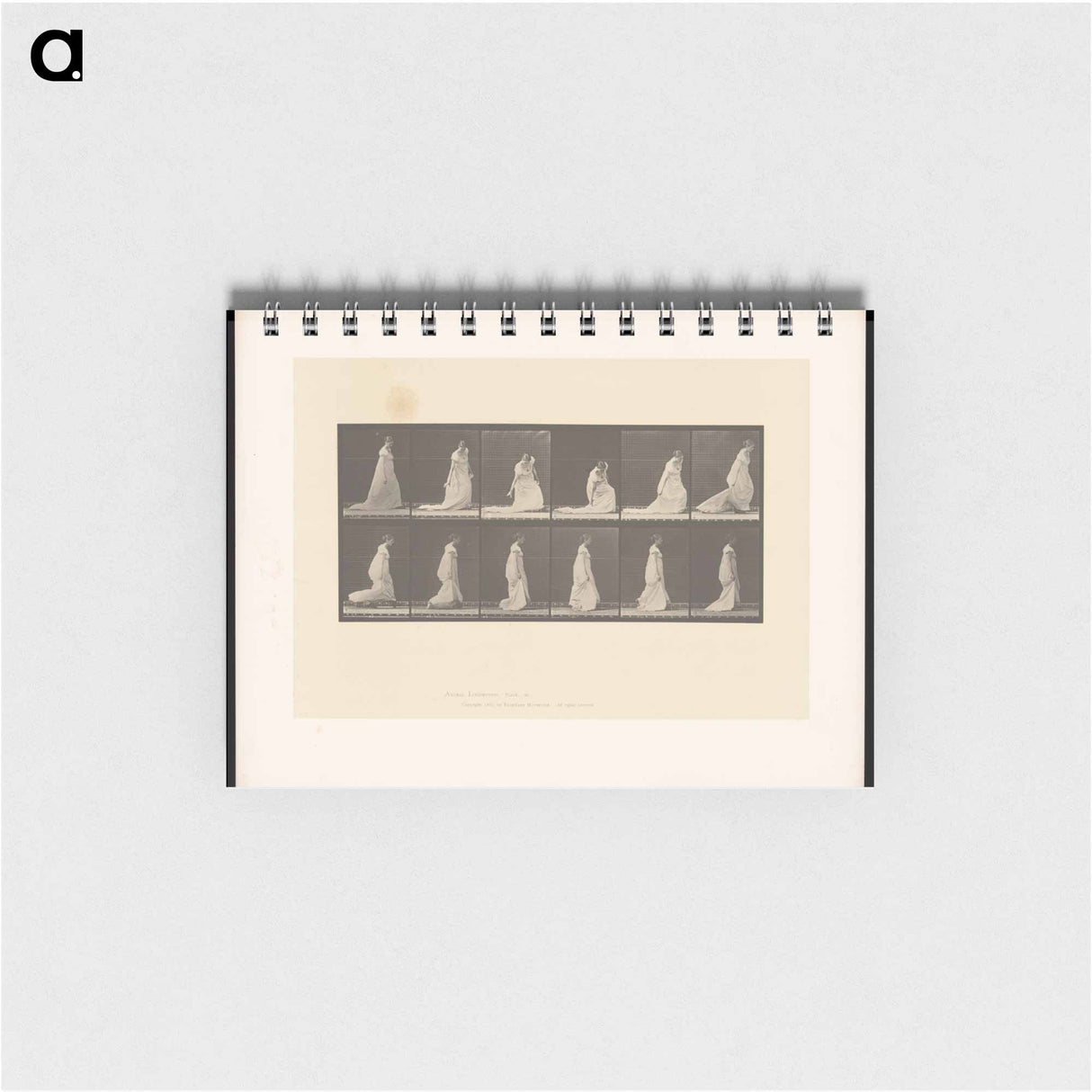 アートメモ帳-Lifting Her Hem
 - エドワード マイブリッジ Memo.