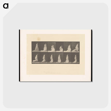 アートポストカード-Lifting Her Hem
 - エドワード マイブリッジ Postcard.