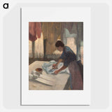 Woman Ironing - Edgar Degas Poster.