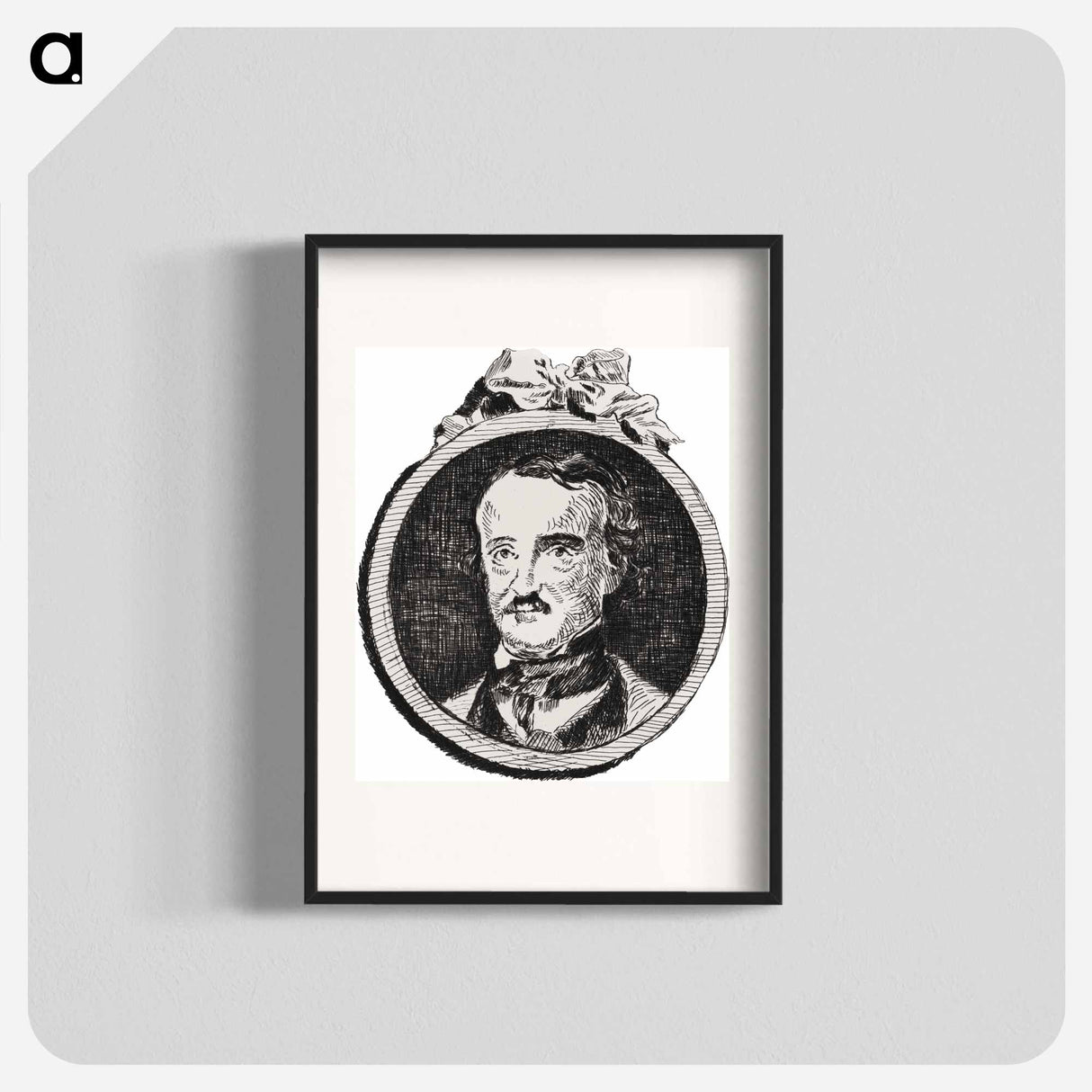アートポスター-Edgar Allan Poe - エドゥアール マネ Poster.