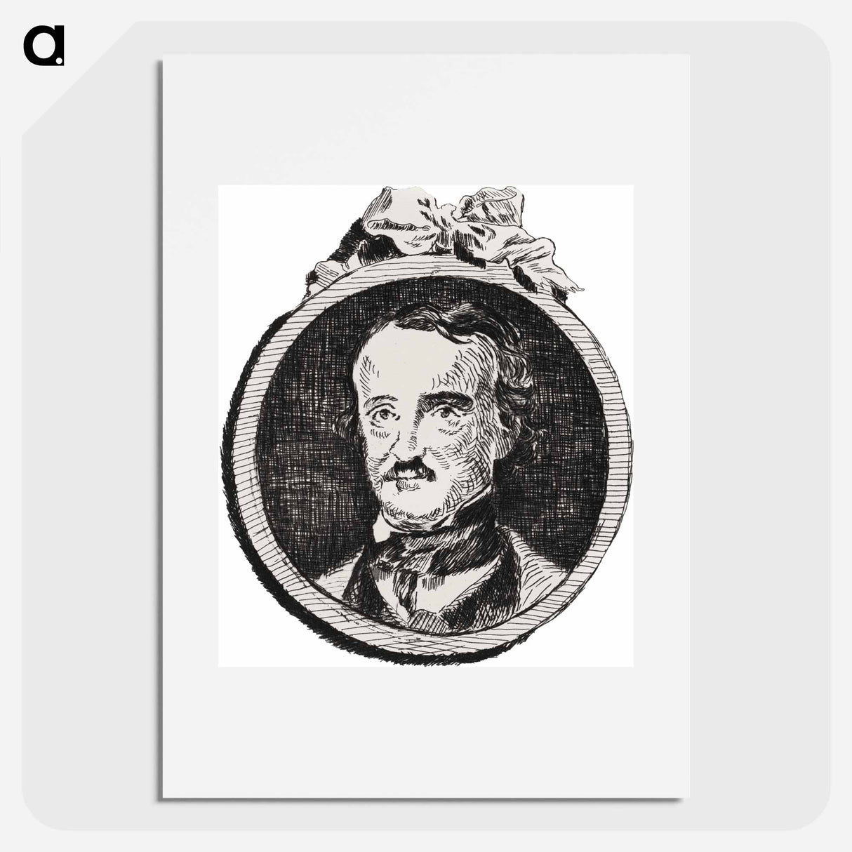 アートポスター-Edgar Allan Poe - エドゥアール マネ Poster.