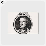 アートポストカード-Edgar Allan Poe - エドゥアール マネ Postcard.
