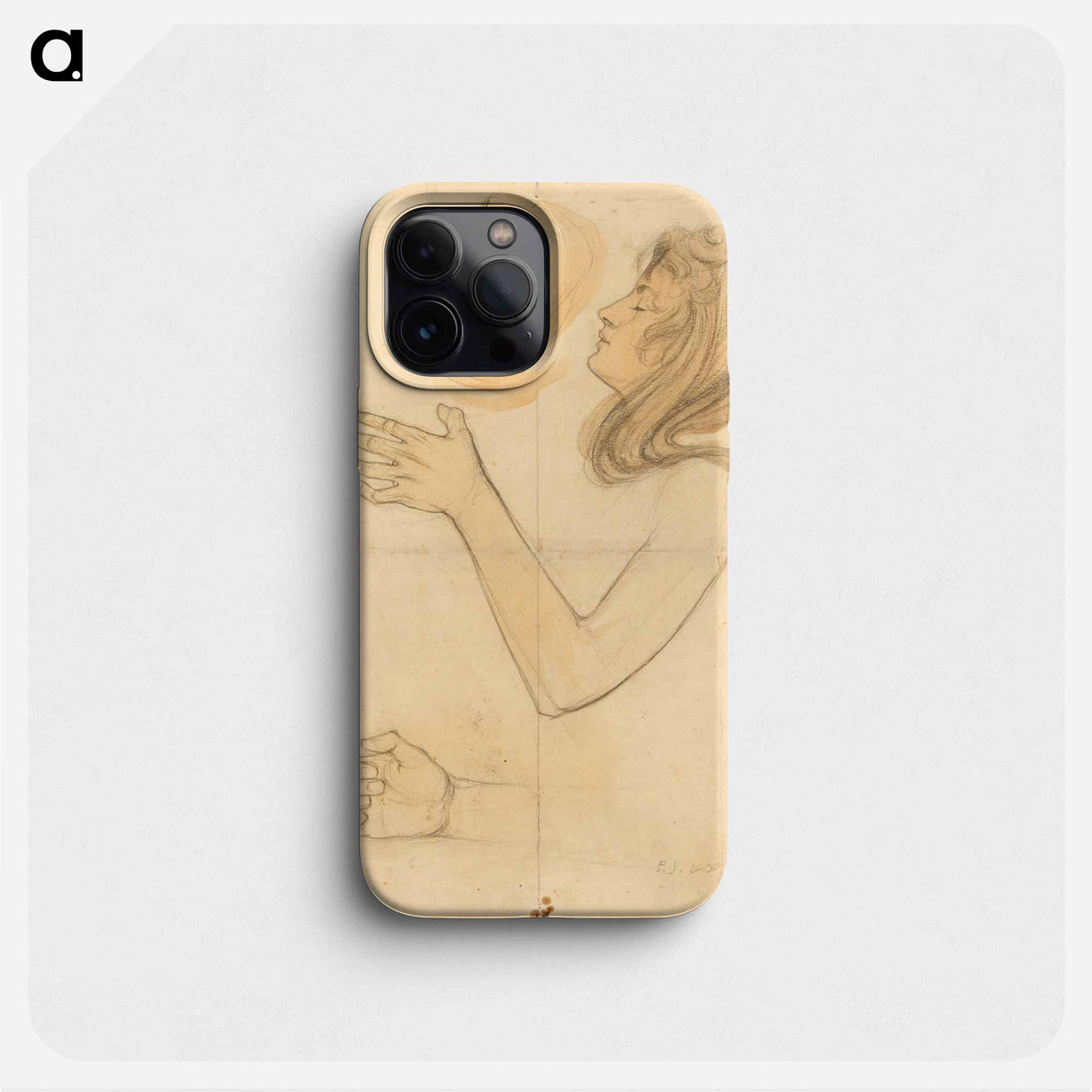 Studies by the artist's sister, Gertrude Schiele - Egon Schiele Phone Case.