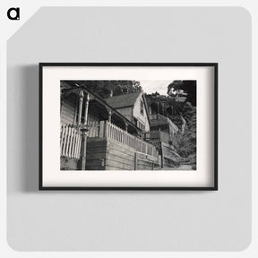 アートポスター-Residential housing, Wellington - エリック リー ジョンソン Poster.