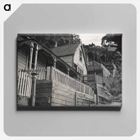 アートパネル-Residential housing, Wellington - エリック リー ジョンソン Canvas.