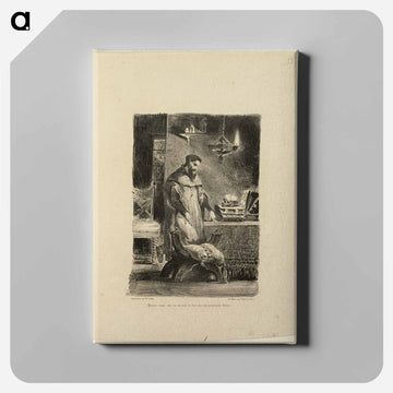 イエロー - ウジェーヌ ドラクロワ Canvas.