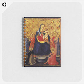 アートメモ帳-Virgin and Child with Sts. Dominic and Catherine of Alexandria - フラ アンジェリコ Memo.