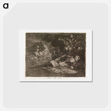 アートポストカード-Ei mitään. sen saatte nähdä - フランシスコ デ ゴヤ Postcard.