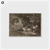 アートポストカード-Ei mitään. sen saatte nähdä - フランシスコ デ ゴヤ Postcard.
