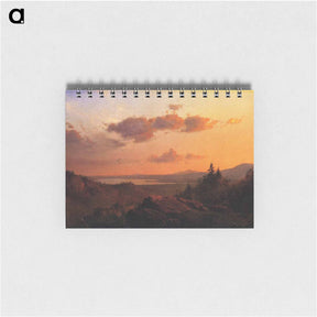 アートメモ帳-View of the Hudson River from Olana - フレデリック エドウィン チャーチ Memo.
