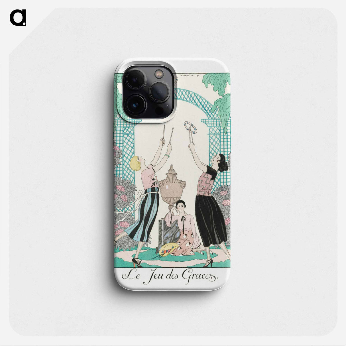 Le Jeu des Graces - ジョルジュ バルビエ Phone Case.