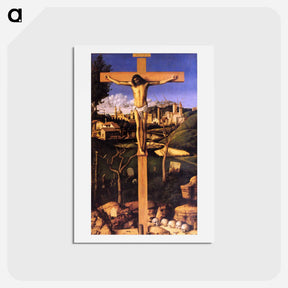 アートポストカード-The Crucifixion - ジョヴァンニ ベッリーニ Postcard.