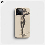 Male Nude - Gustav Klimt Phone Case.