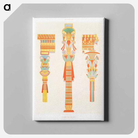 アートパネル-Wooden Columns
 - エジプト美術史 Canvas.
