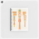 アートメモ帳-Wooden Columns
 - エジプト美術史 Memo.