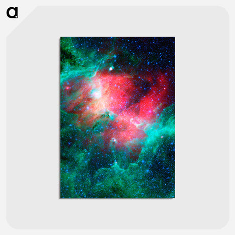 アートポストカード-Eagle Nebula
 - ハッブル画像 Postcard.