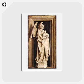 アートポストカード-The Annunciation - ヤン ファン エイク Postcard.