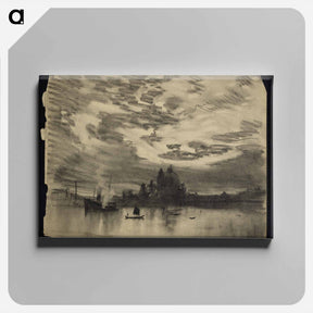 アートパネル-Steamer Leaving Venice
 - ジョセフ ペネル Canvas.