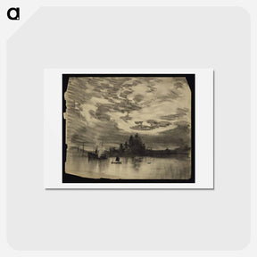 アートポストカード-Steamer Leaving Venice
 - ジョセフ ペネル Postcard.