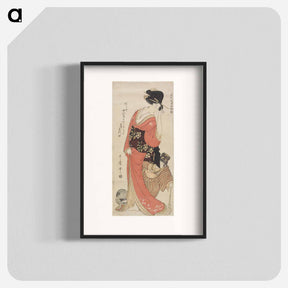 アートポスター-Chiyo from Kaga Province - 喜多川 歌麿 Poster.