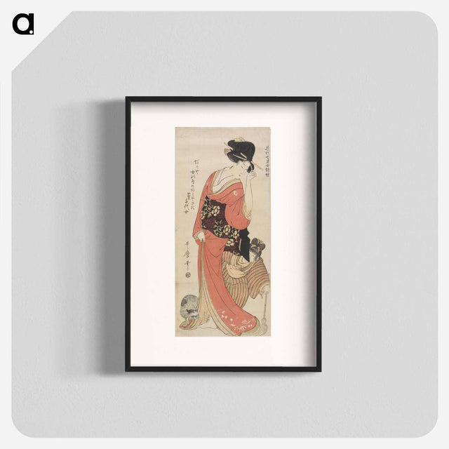 アートポスター-Chiyo from Kaga Province - 喜多川 歌麿 Poster.