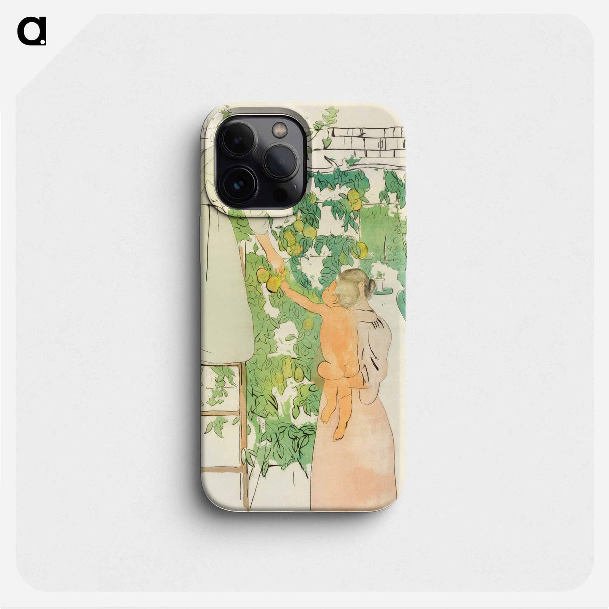 Gathering Fruit - Mary Cassatt Phone Case.