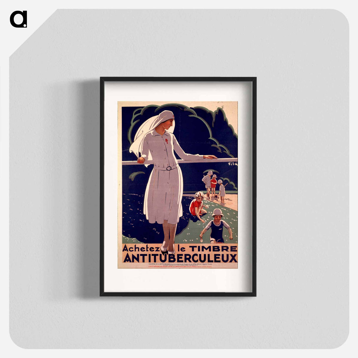 アートポスター-Achetez le Timbre Antituberculeux
 - 国立医学図書館 Poster.