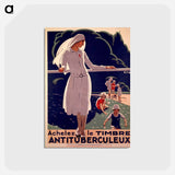 アートポストカード-Achetez le Timbre Antituberculeux
 - 国立医学図書館 Postcard.