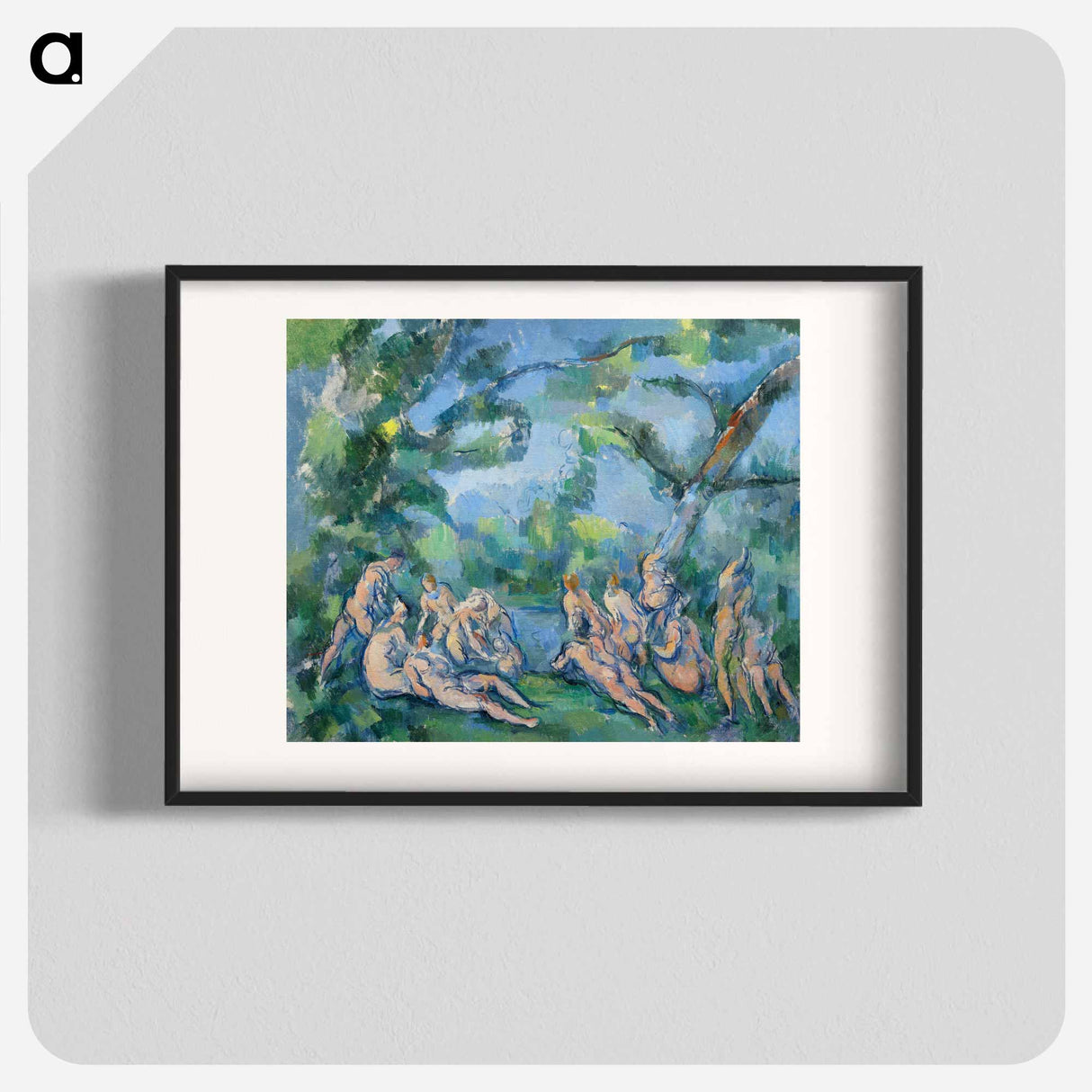 The Bathers - Paul Cezanne Poster.