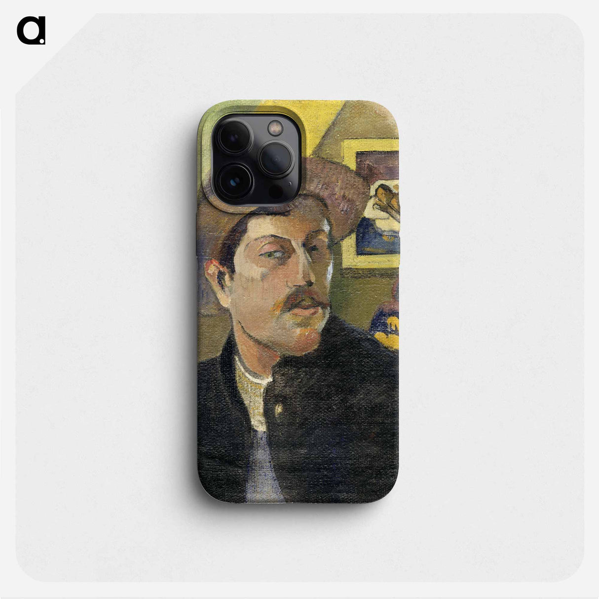 Self-Portrait in a Hat - ポール ゴーギャン Phone Case.