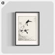 アートポスター-Tufted-Teal and Reed Flower
 - 鳥類図鑑 Poster.