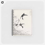 アートメモ帳-Tufted-Teal and Reed Flower
 - 鳥類図鑑 Memo.