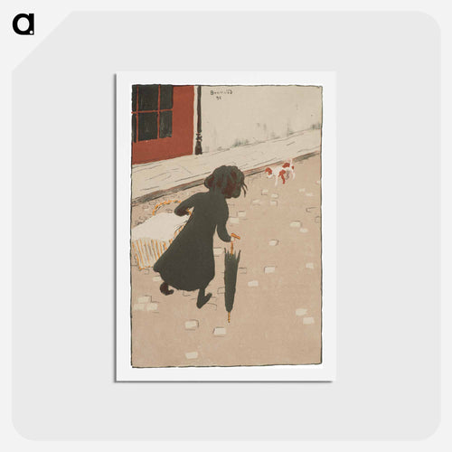 The Little Laundress
 - ピエール ボナール Postcard.