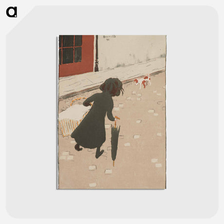 アートポストカード-The Little Laundress
 - ピエール ボナール Postcard.